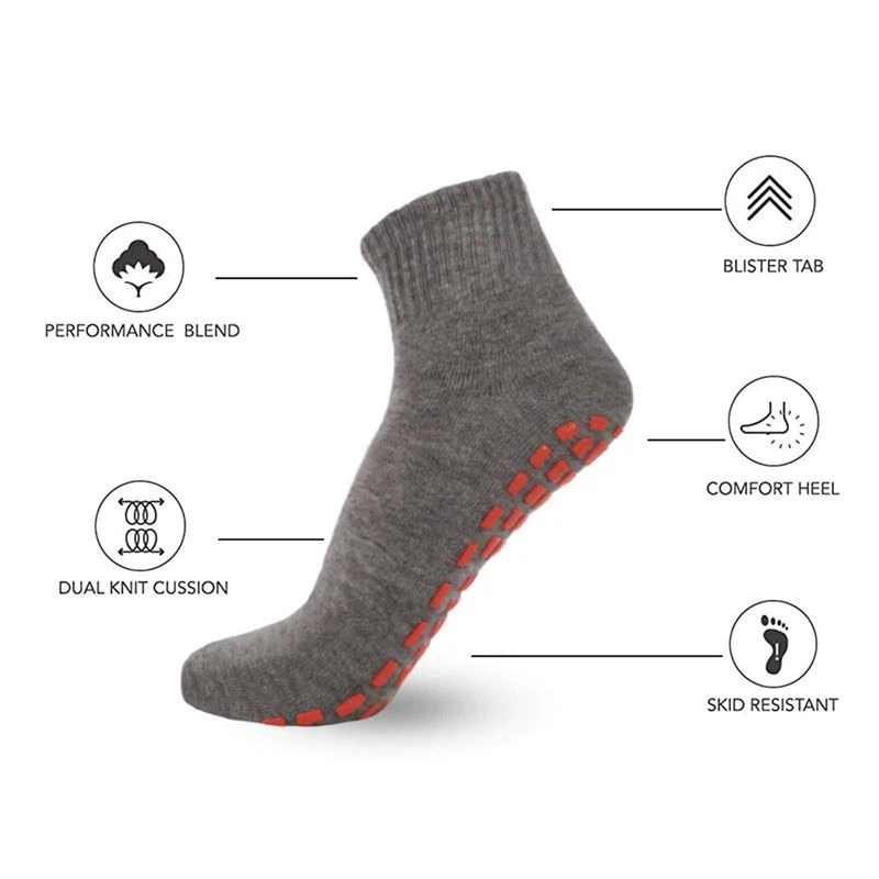 mens gray trampolin socks