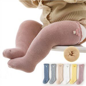 Jesień i zima Grube pluszowe pończochy dla dzieci