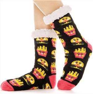 Damskie zimowe rozmyte skarpetki